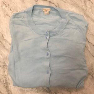 J. Crew Pale Blue Cardigan